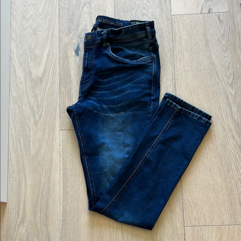 Buffalo David Button Men’s Blue Jeans